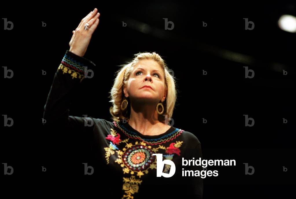 Susan Graham rehearsing