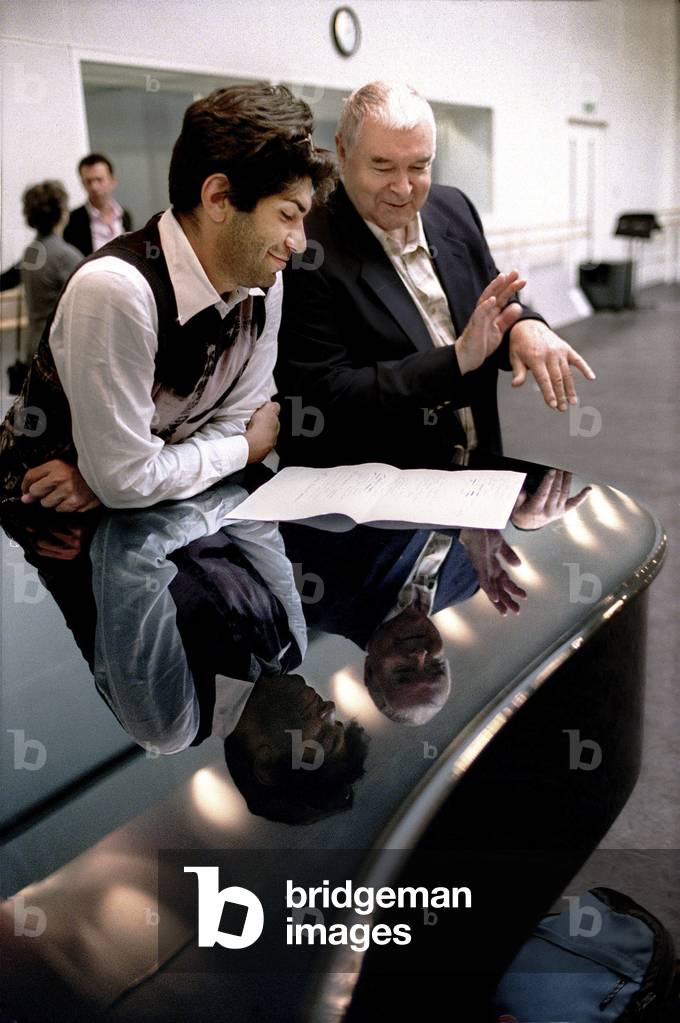 Bolshoi Ballet - Alexei Ratmansky , the Bolshoi's artistic director, with Nikolai Fadeechev, Russian ballet dancer, in London, July 2006.