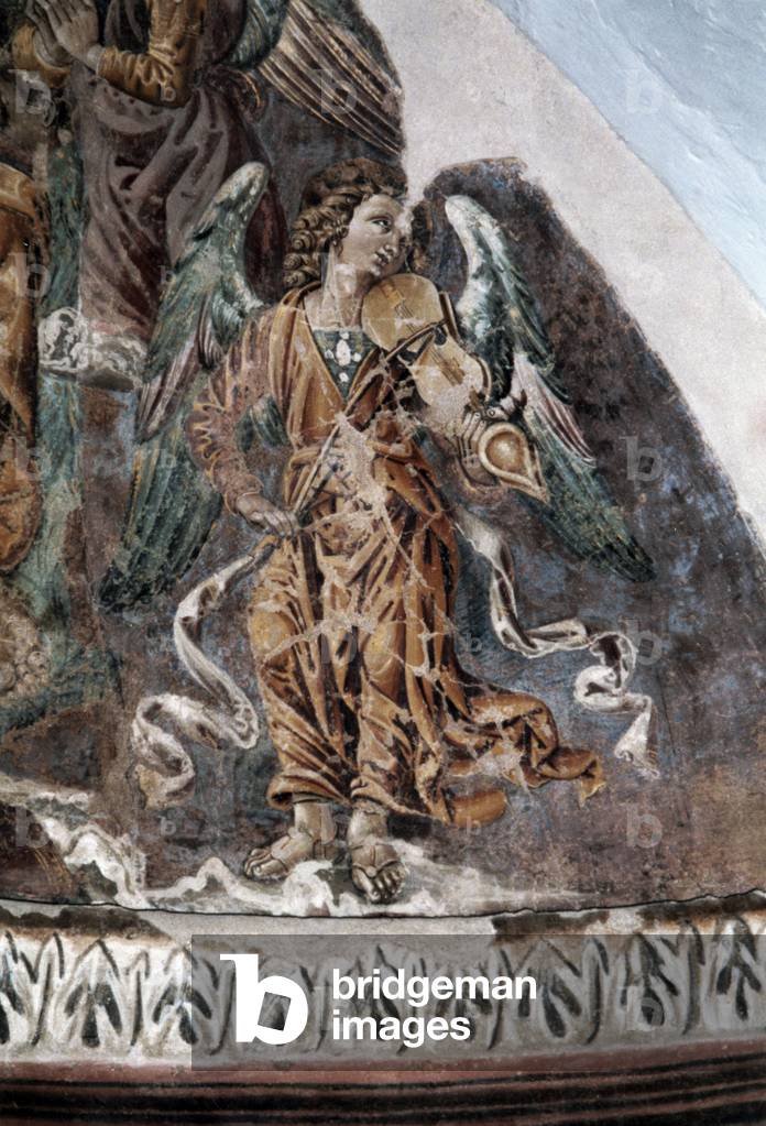 Angel playing Viola da Braccio (Fiddle/Vielle)