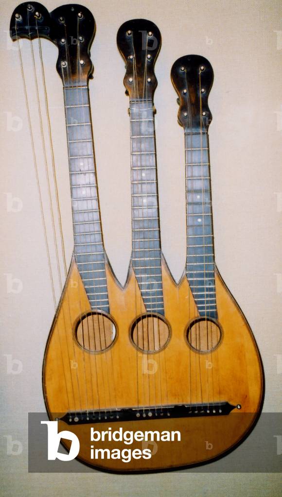 Three neck classical guitar