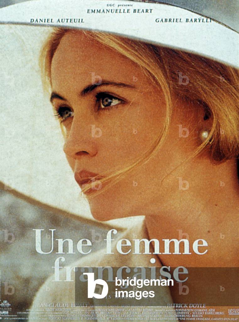 Emmanuelle Beart, in A French Woman, 1995 (poster)