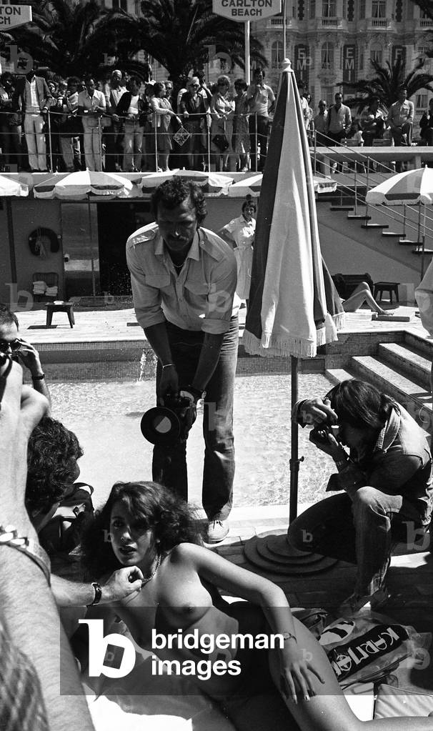 Atmosphere starlet at the Cannes festival, Cannes, France, 1981