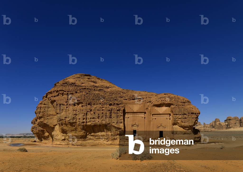 Nabatean Tomb in Madain Saleh Archaeologic Site Al Ula, Al Madinah Region, Saudi Arabia (photo)
