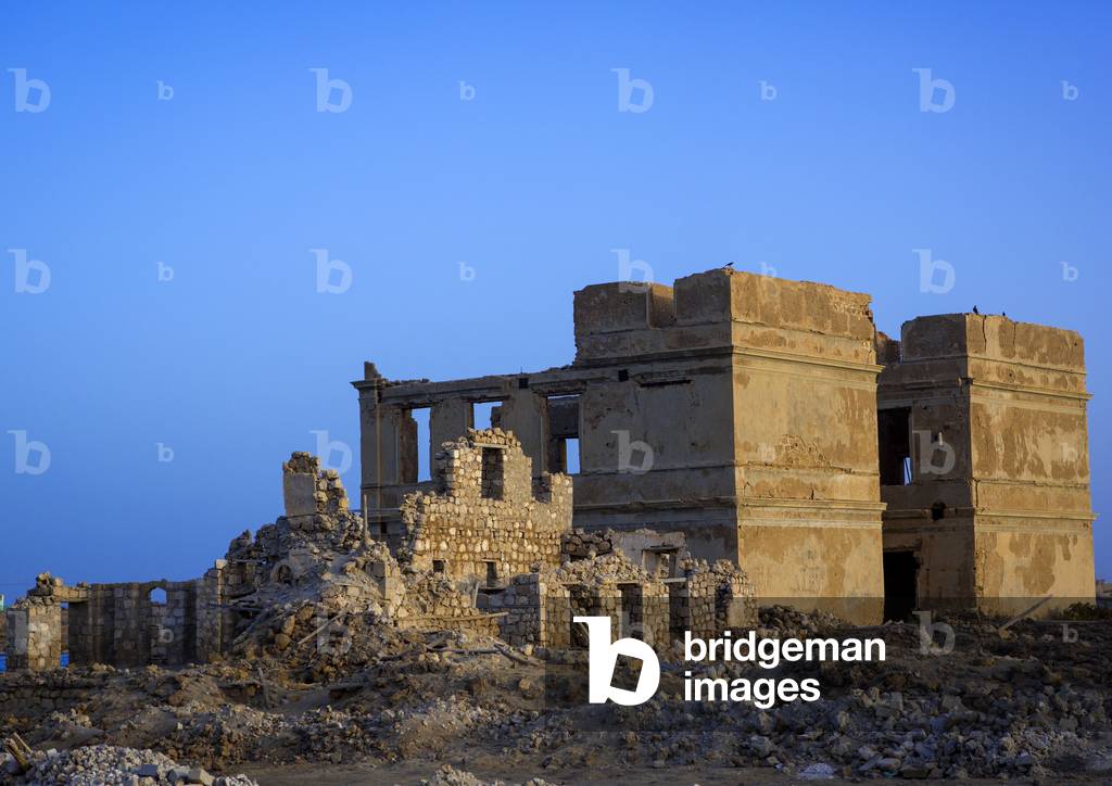 Ruined National Bank, Suakin, Port Sudan, Sudan (photo)