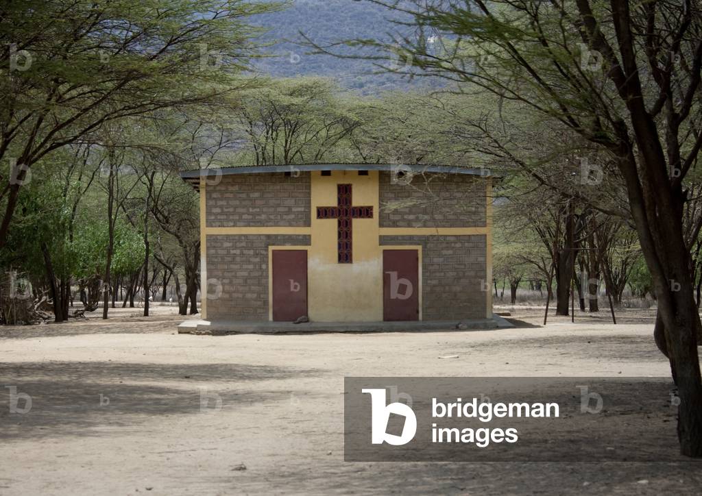 Church in north Kenya, Africa (photo)