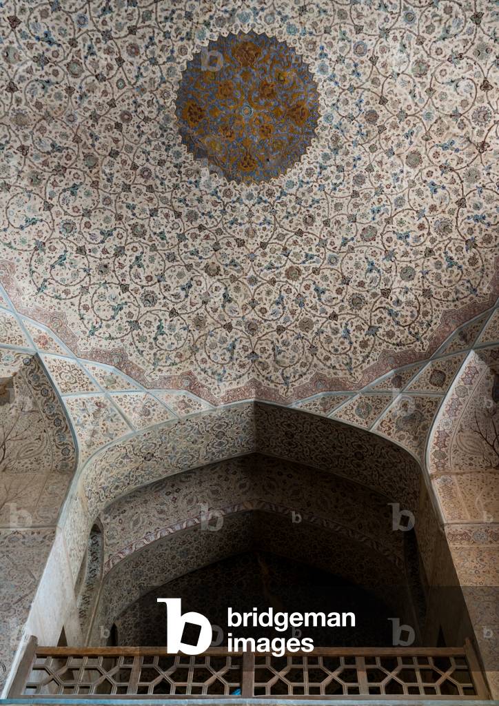 Chehel Sotoun Forty Columns Palace ceiling, Isfahan Province, Isfahan, Iran (photo)