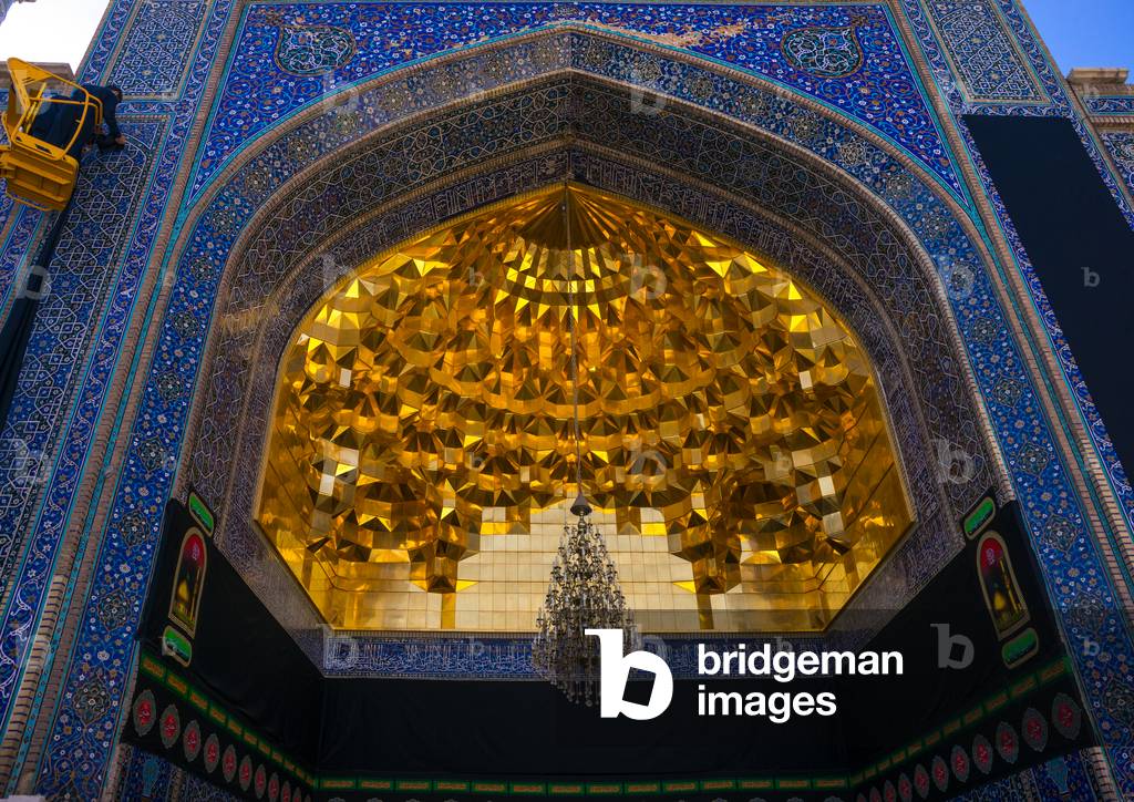 Fatima Al-masumeh Shrine Gold Ceiling, Central County, Qom, Iran (photo)