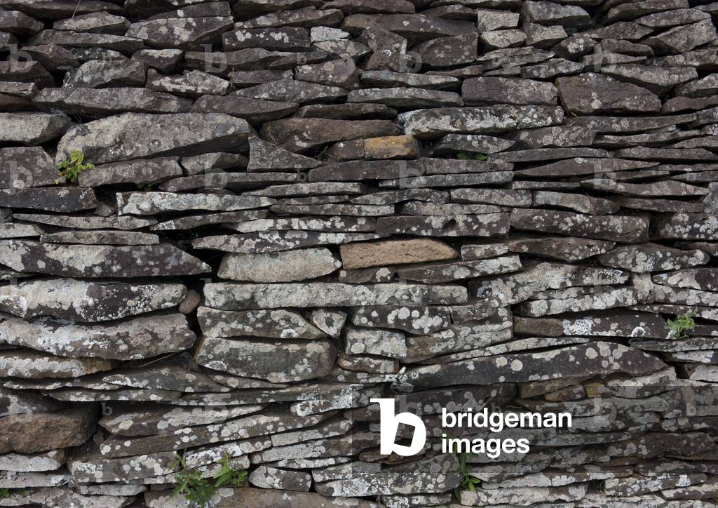Restored Houses in The Ceremonial Village of Orongo, Easter Island, Chile (photo)