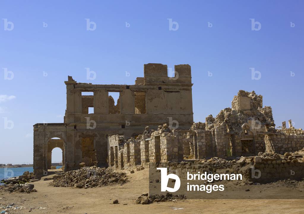 Ruined Ottoman Coral Buildings, Suakin, Port Sudan, Sudan (photo)