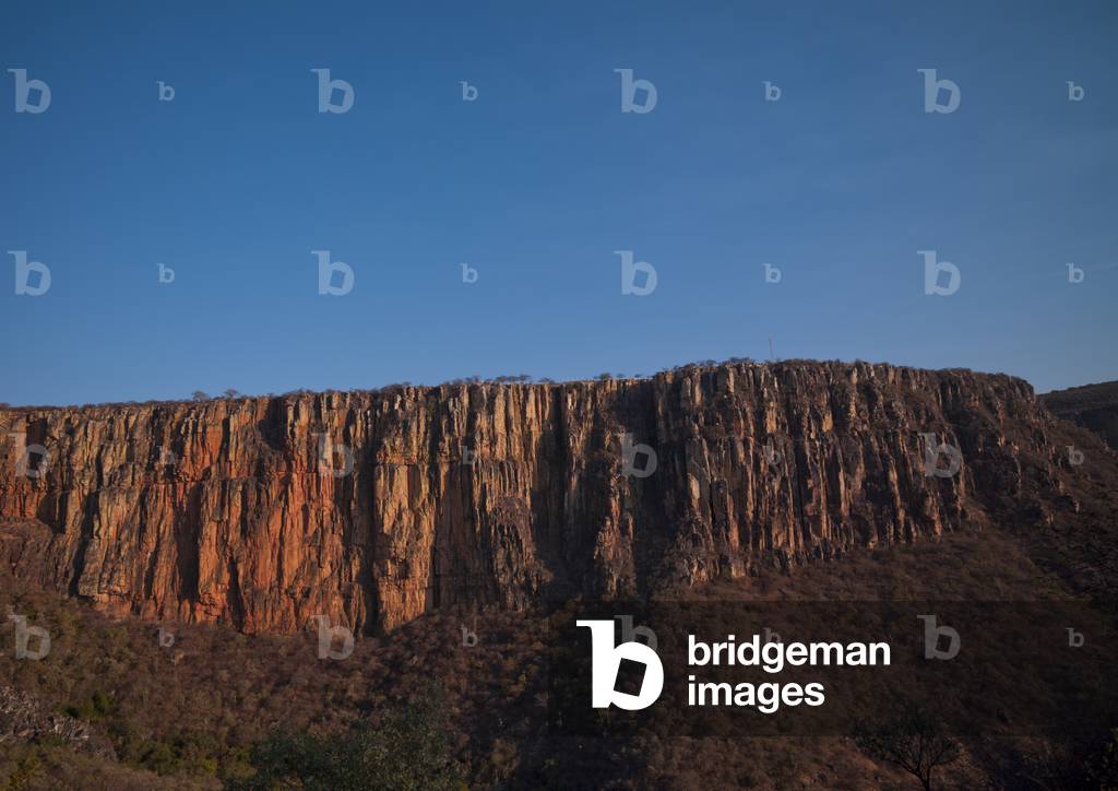 Cliff on the Road to Namibe Town, Angola, Africa (photo)