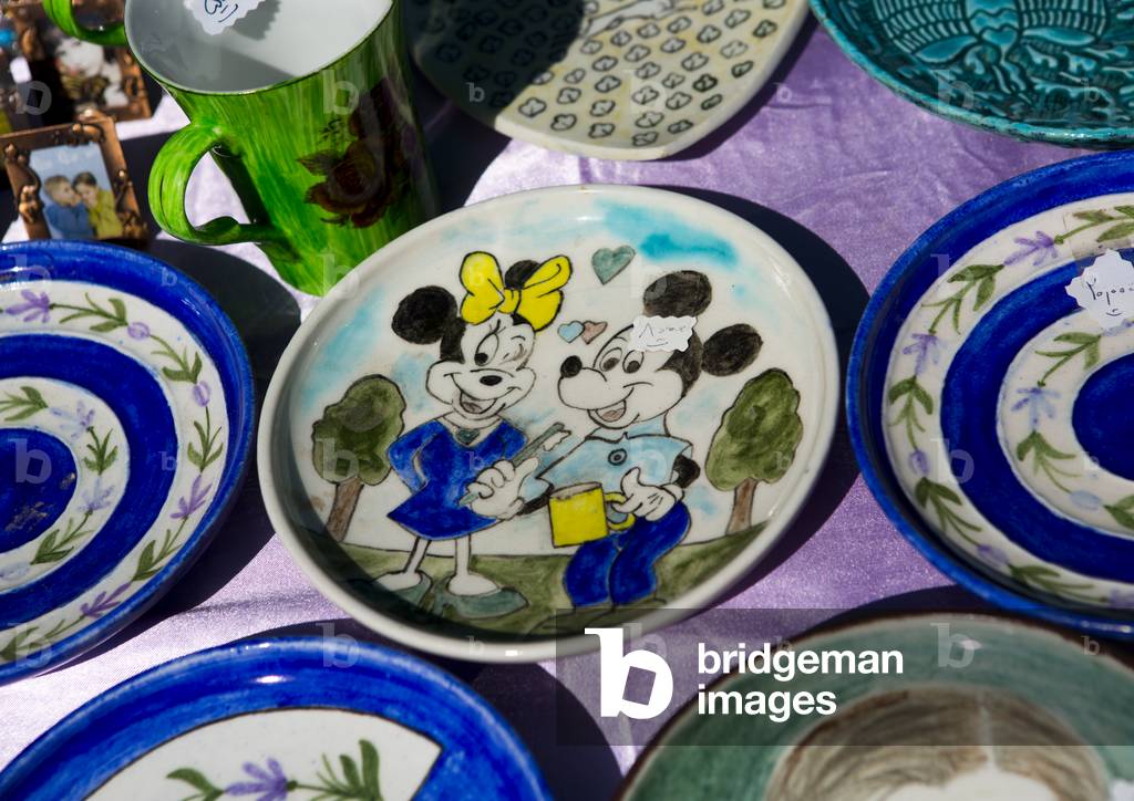 Mickey Mouse Plate, Tabriz, Iran, 2013 (photo)