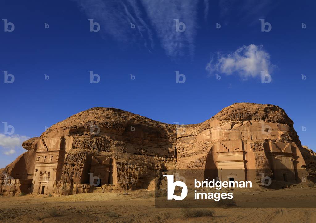 Nabatean Tomb in Madain Saleh Archaeologic Site Al Ula, Al Madinah Region, Saudi Arabia (photo)