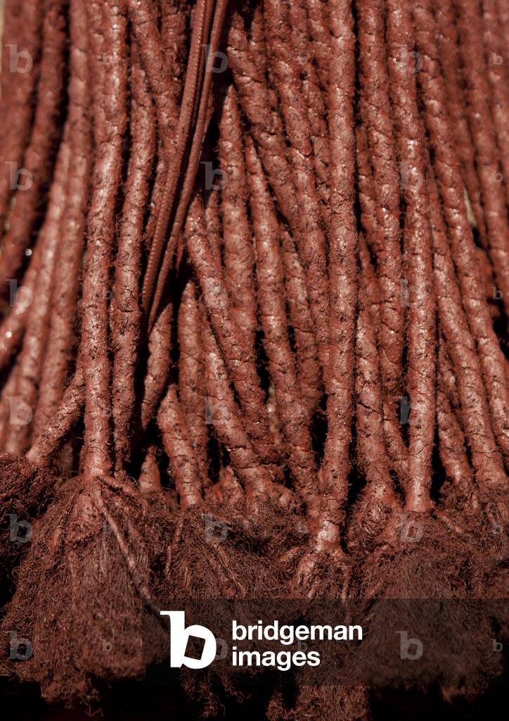 Muhimba Woman's Plaits, Village of Elola, Angola, Africa (photo)