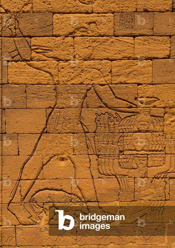 Relief of Queen Amanitare, Naga, Nubia, Sudan (photo)