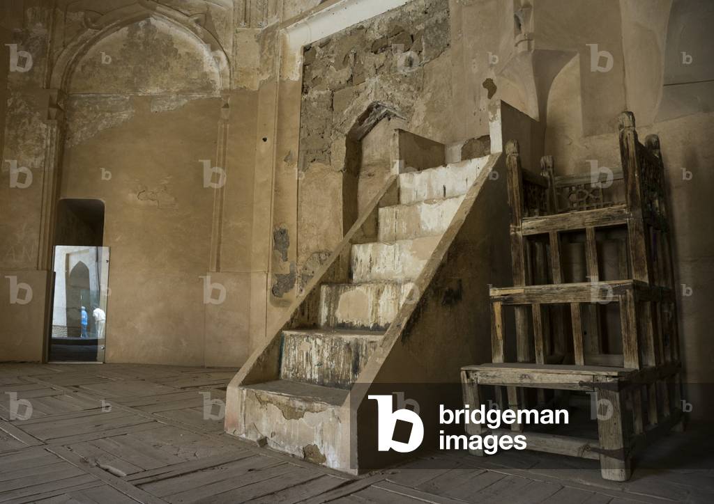 Traditional Prayer Chairs In The Jameh Mosque, Isfahan Province, Natanz, Iran, 2015 (photo)