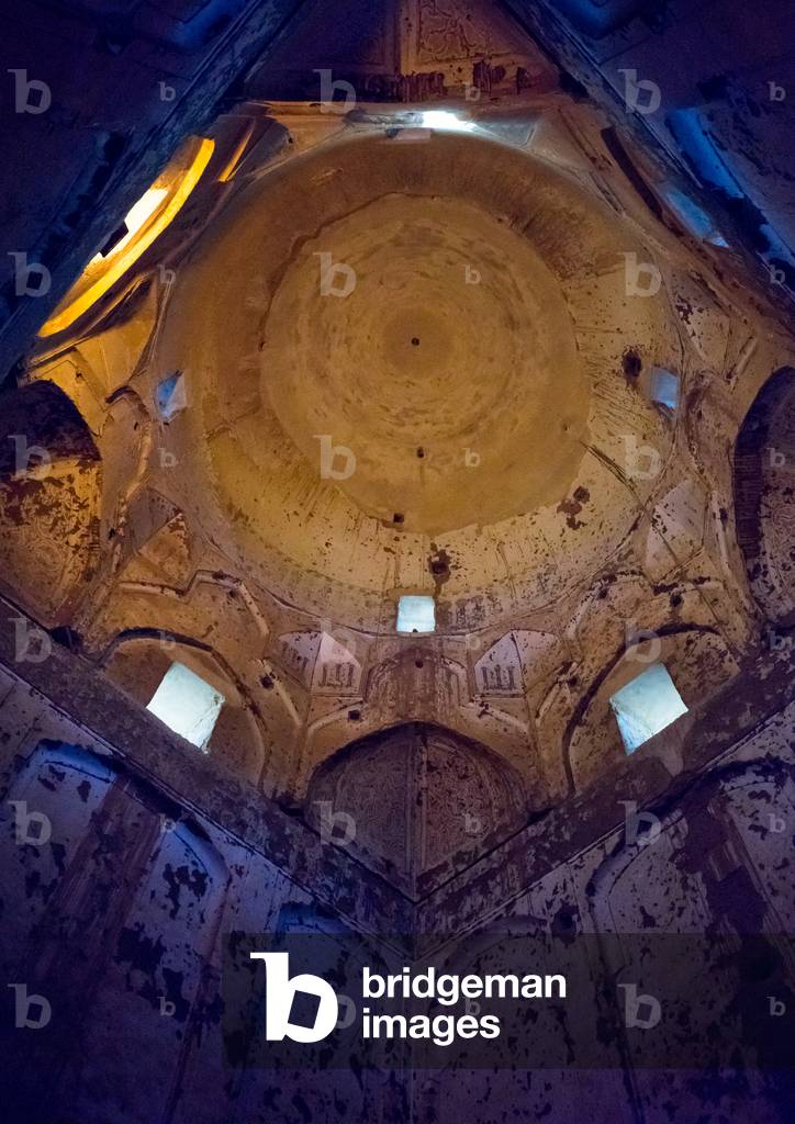 Inside 15Th-century Domed Ziai Ye School (Alexander Prison), Yazd Province, Yazd, Iran (photo)