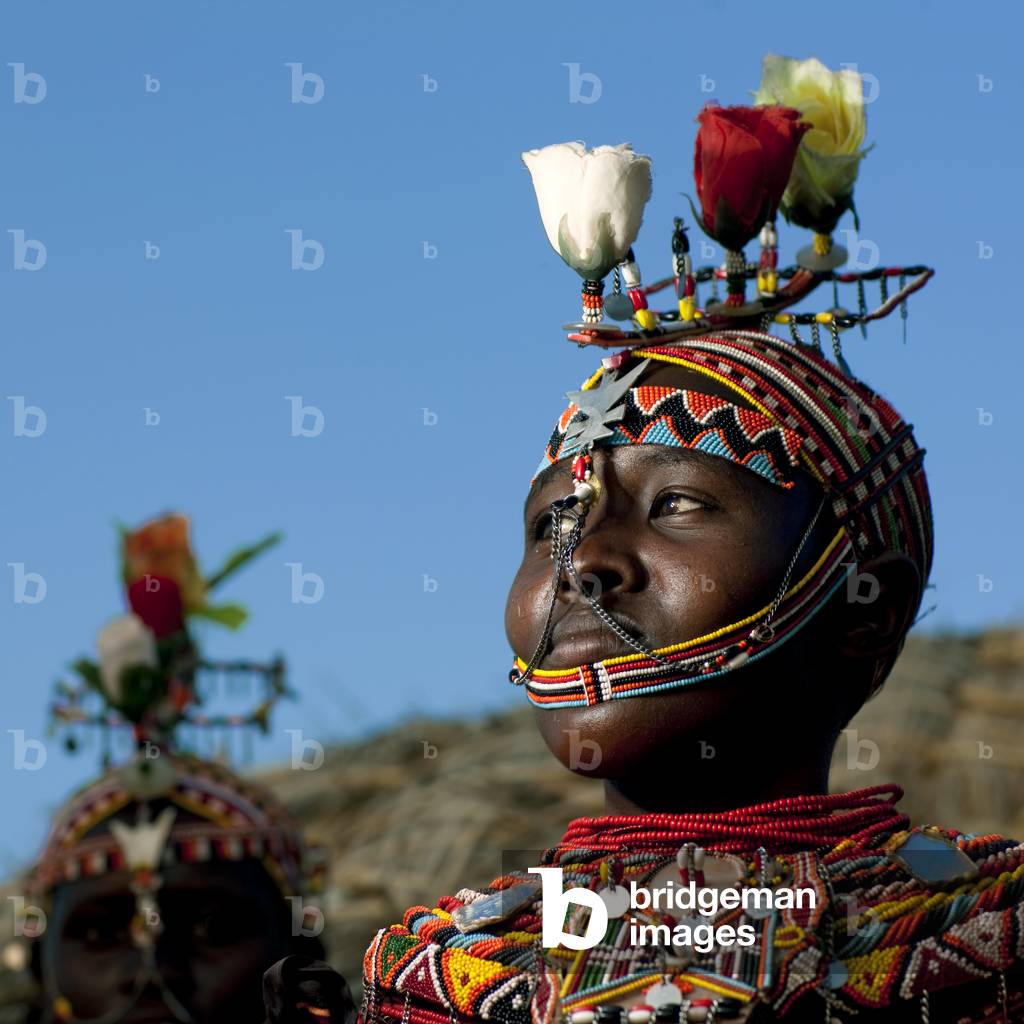 Rendille tribe girl, Kenya, Africa (photo)