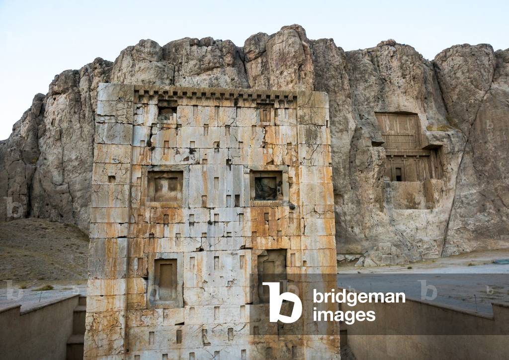 The Tower Knows As the Ka'bah of Zoroaster in Naqsh-e Rustam Necropolis, Fars Province, Shiraz, Iran (photo)
