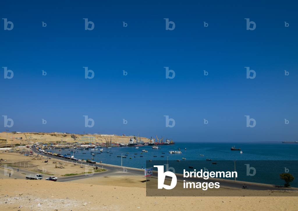Harbor of Namibe Town, Angola, Africa (photo)