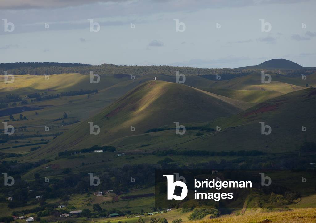 Hills in Easter Island, Chile (photo)