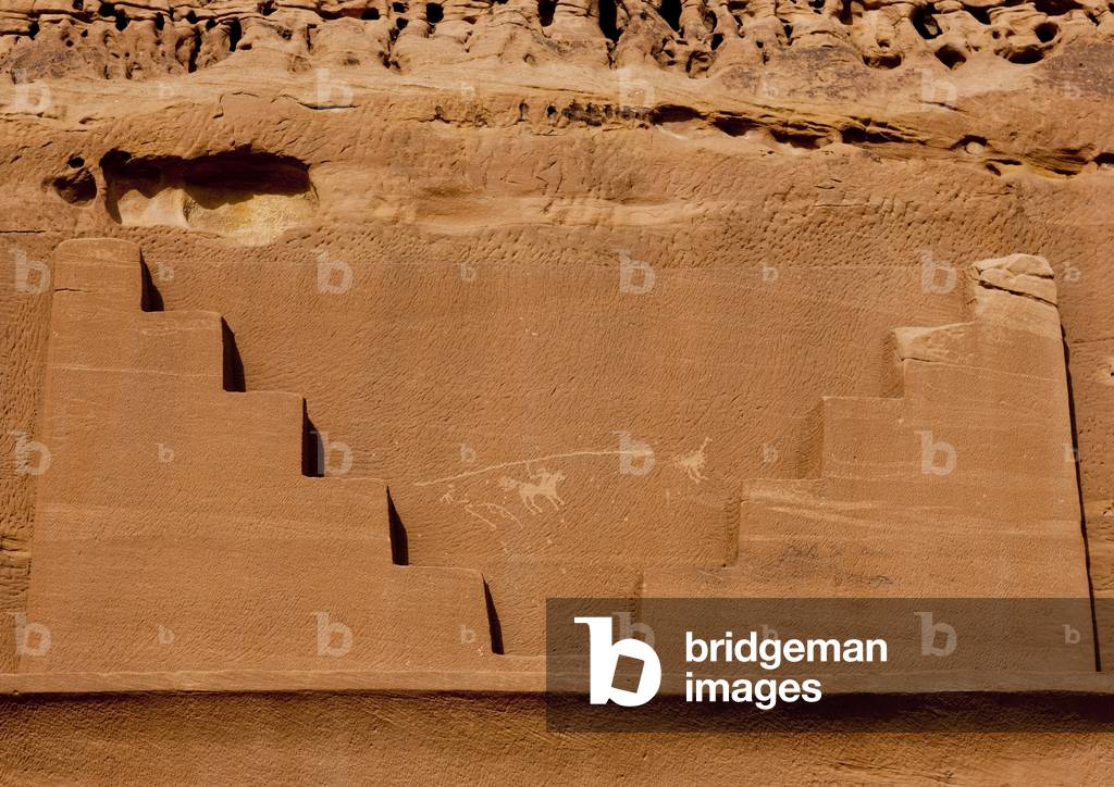 Madain Saleh Archaeologic Site, Saudi Arabia (photo)