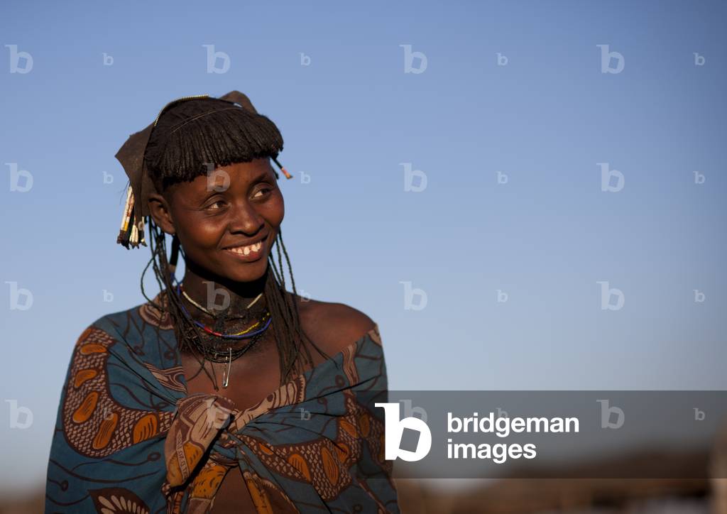 Miss Erale, a Woman From Mucawana Tribe, Oncocua Village, Angola, Africa (photo)