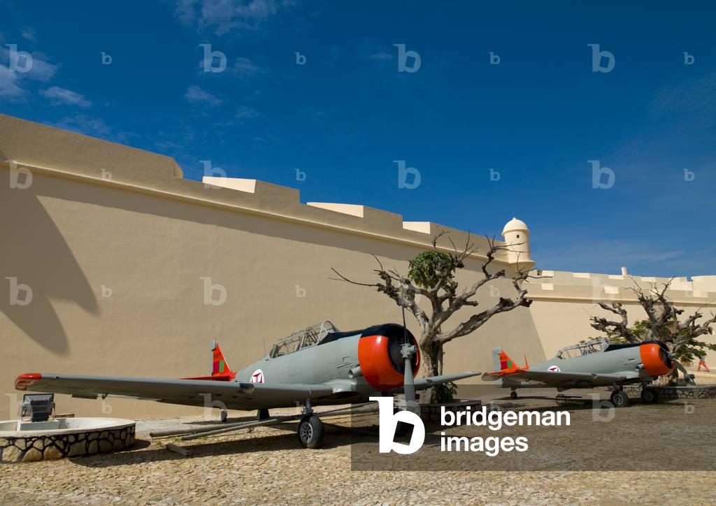 Old Army Planes in Fort San Miguel, Luanda, Angola, Africa (photo)