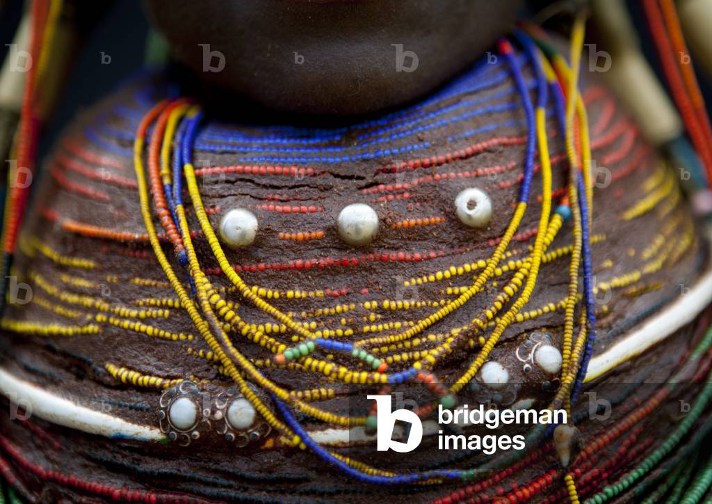 Vilanda, a Mwila Traditional Necklace, Chibia Area, Angola, Africa (photo)