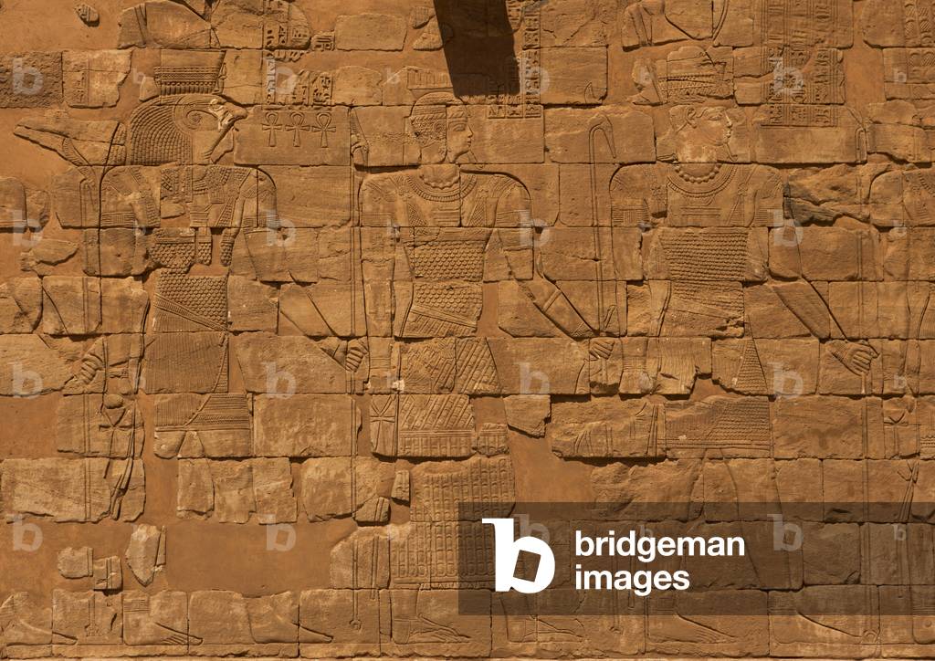 The Restored Lion Temple in Musawwarat Es-Sufra, Naga, Nubia, Sudan (photo)