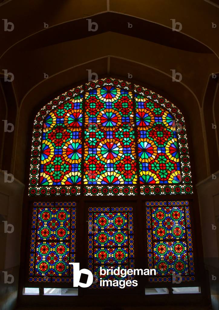 The Stained Glass Windows Of The Wind Tower In Dolat Abad, Central County, Yazd, Iran, 2016 (photo)