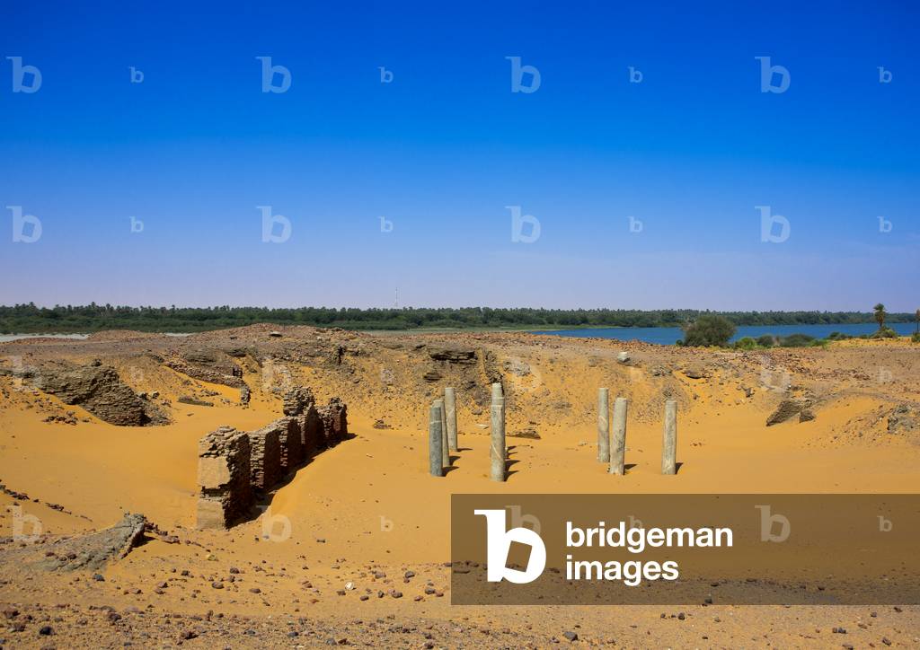 Ruins of The Church of The Granite Columns, Old Dongola, Nubia, Sudan (photo)
