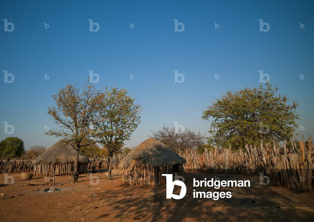 Mahine, a Village of the Mucawana Tribe, Angola, Africa (photo)