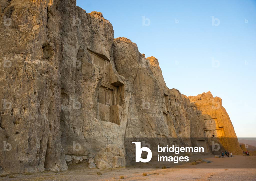Achaemenian Royal Tombs in Naqsh-e Rustam Necropolis, Fars Province, Shiraz, Iran (photo)