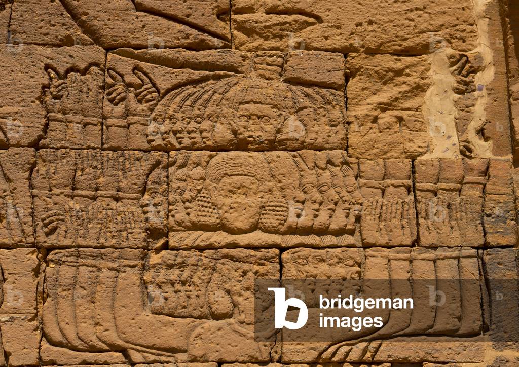 Relief of Queen Amanitare, Naga, Nubia, Sudan (photo)
