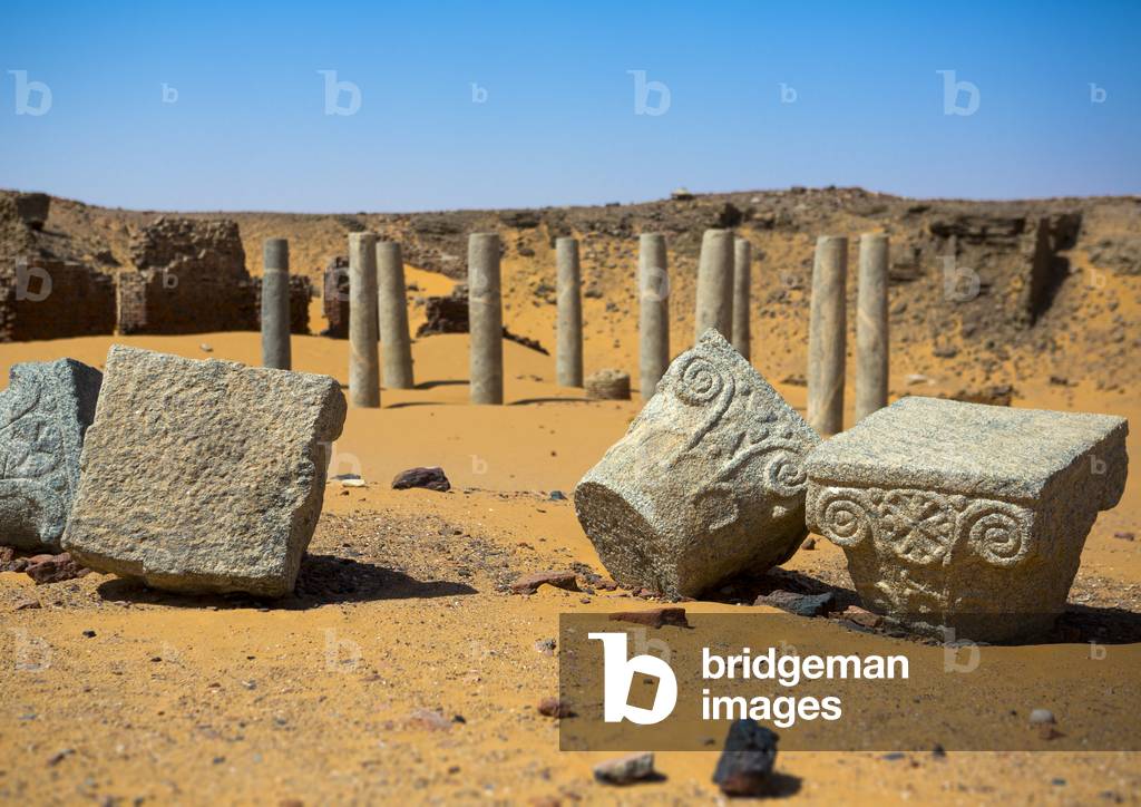 Ruins of The Church of The Granite Columns, Old Dongola, Nubia, Sudan (photo)