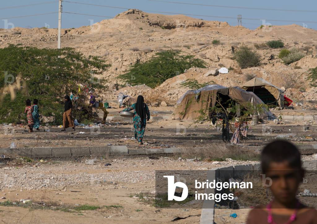 Gyspy Camp Outside Of The Town, Central County, Kerman, Iran, 2016 (photo)