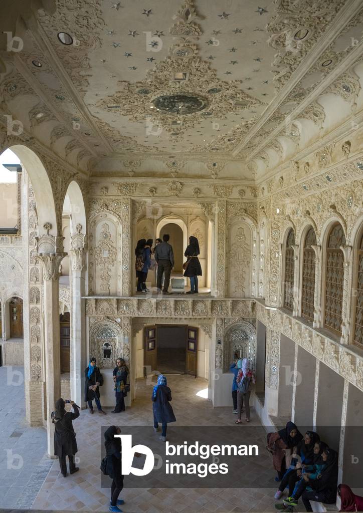 Tabatabaei historical house, Isfahan province, Kashan, Iran (photo)