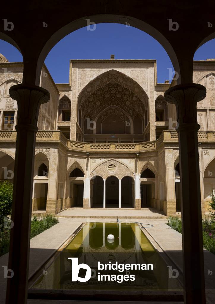 Abbasian historical house, Isfahan province, Kashan, Iran (photo)