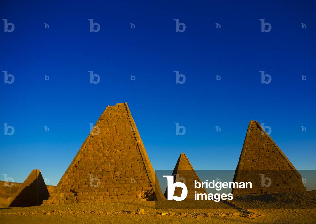 The Pyramids at Jebel Barkal Used by Napatan Kings, Karima, Northern Province, Sudan (photo)
