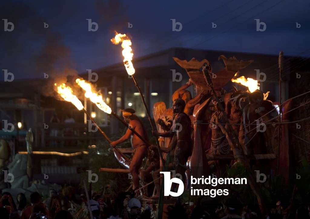 Lili Pate Flaot, Tapati Festival, Easter Island, Chile (photo)