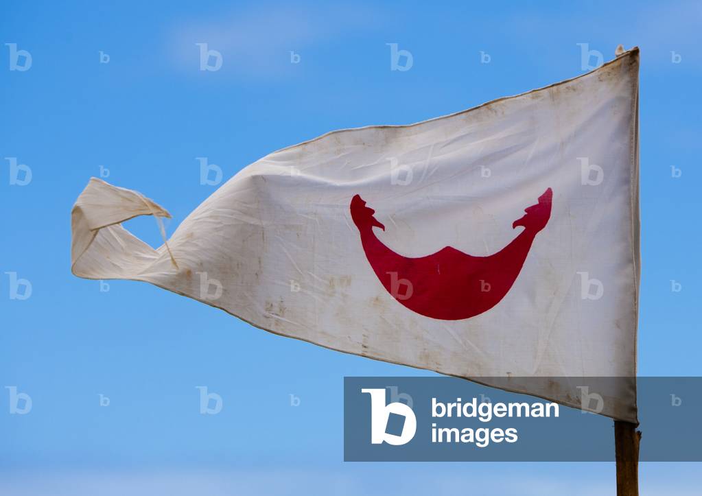 Rapanui Flag, Easter Island, Chile (photo)