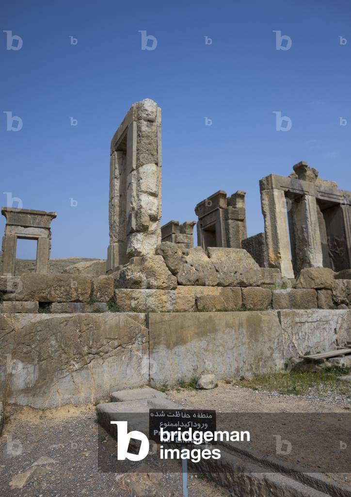 Ruins Of Apadana Palace Built By Darius The Great, Fars Province, Persepolis, Iran, 2015 (photo)