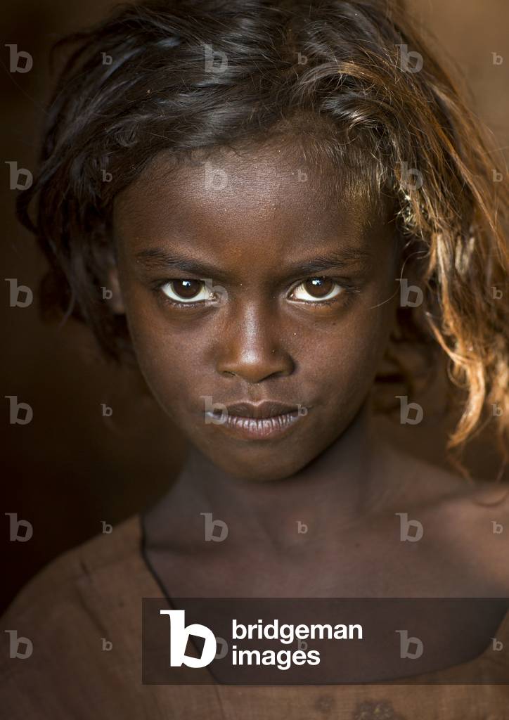 Borana tribe girl, Marsabit district, Marsabit, Kenya, Africa (photo)