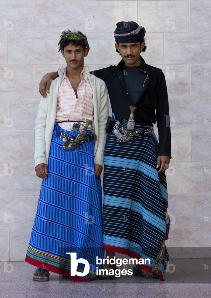 Flower Men From Asir, Saudi Arabia (photo)