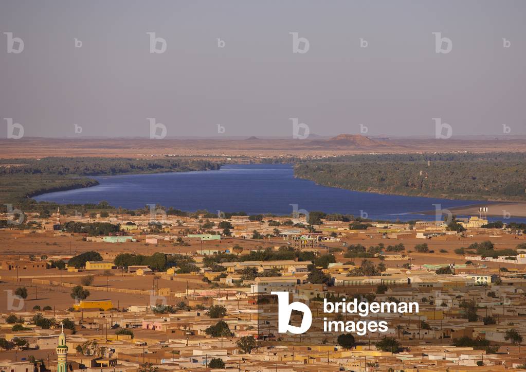 Karima Town And River Nile View, Karima, Northern Province, Sudan (photo)