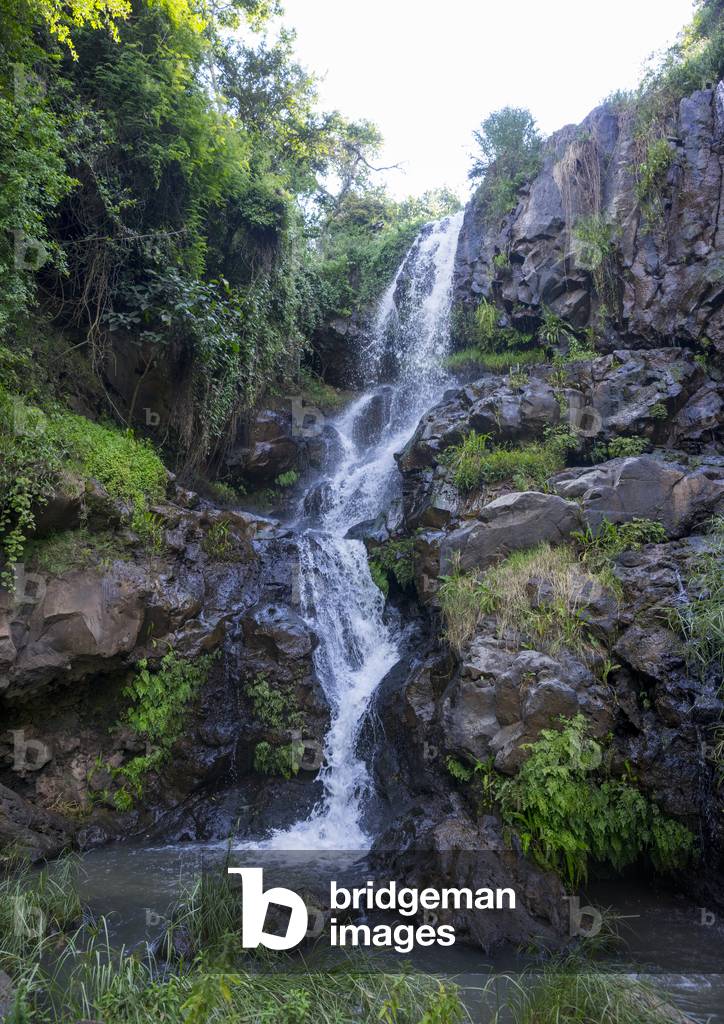 Waterfalls cascades, Laikipia county, Nanyuki, Kenya, Africa (photo)