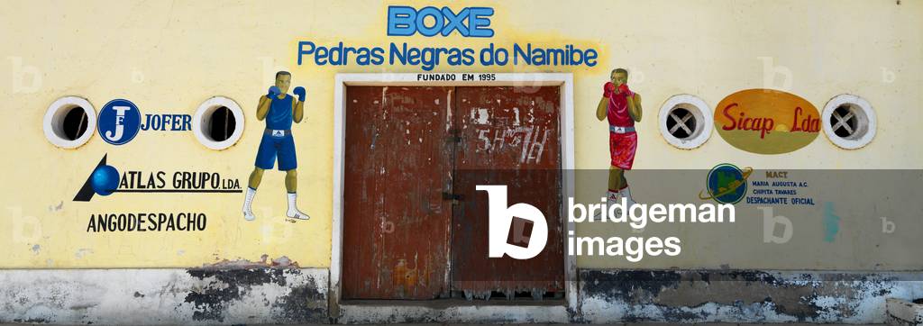 Boxing Gymnasium in Namibe Town, Angola, Africa (photo)