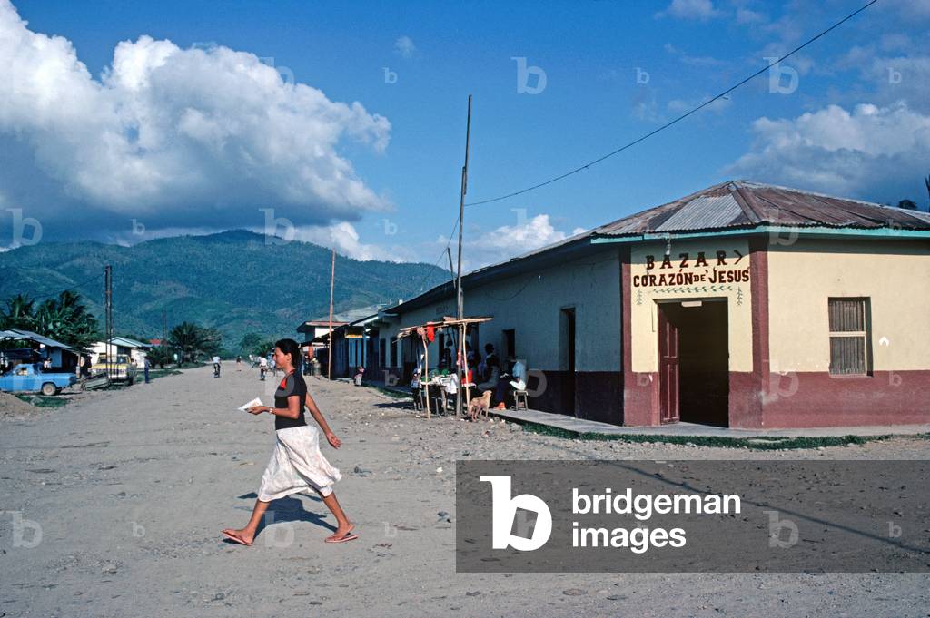 Isletas, small town in Isletas banana plantation. Honduras (photo)