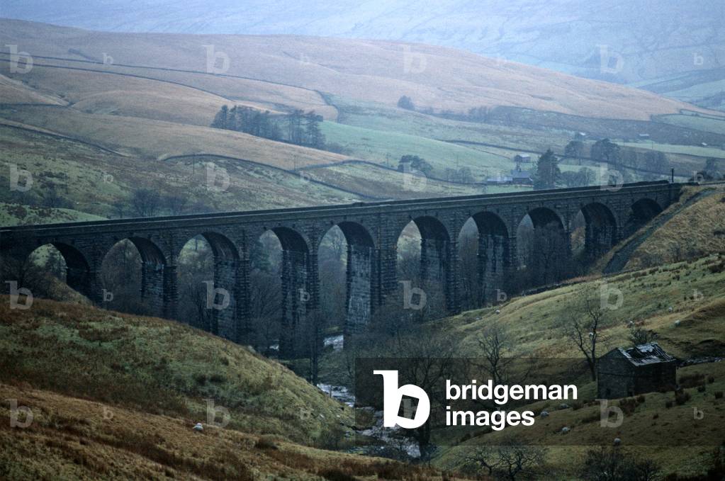 Dent Head viaduct on the British Rail Settle to Carlisle Pennine railway line, 1981 (photograph)