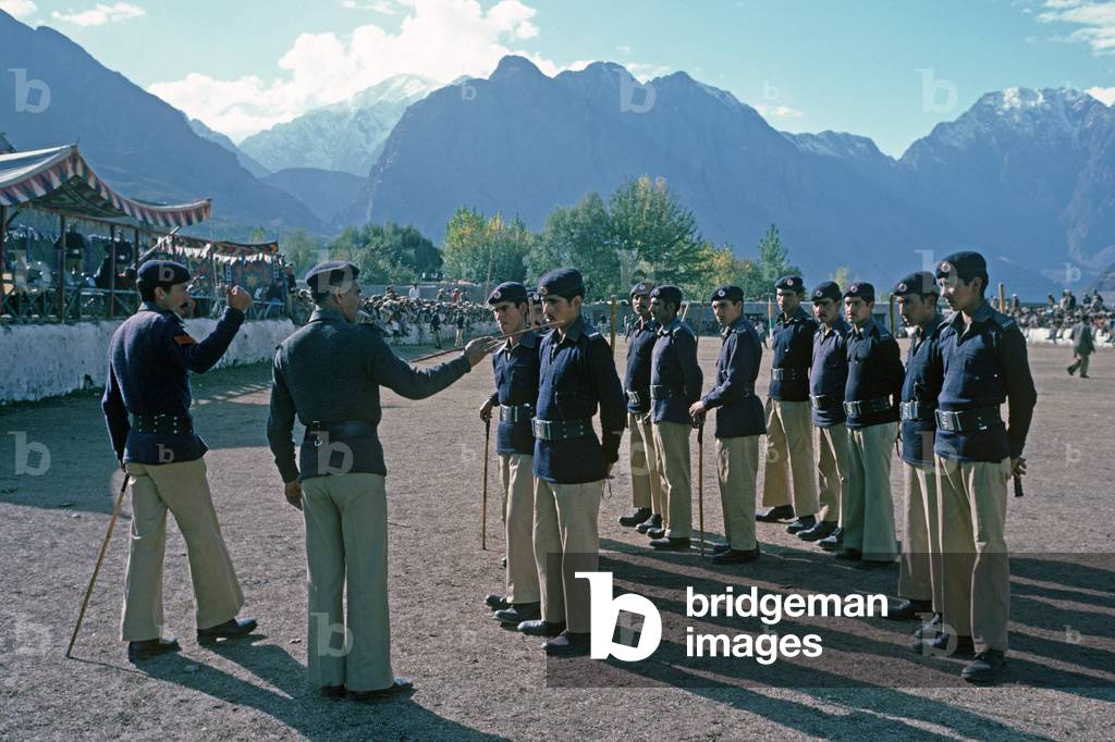 Crowd Policing at Agha Khan Shani Polo Stadium in Gilgit, Gilgit-Baltistan Administrative Area, Pakistan (photo)